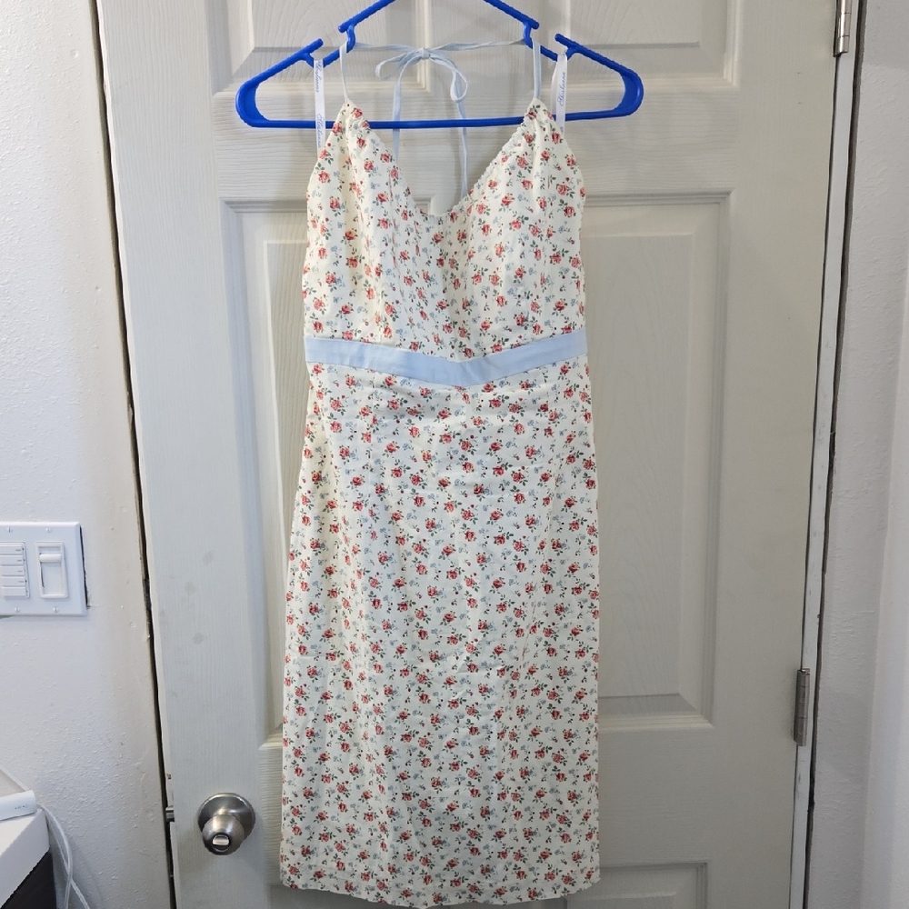 Floral Halter Dress